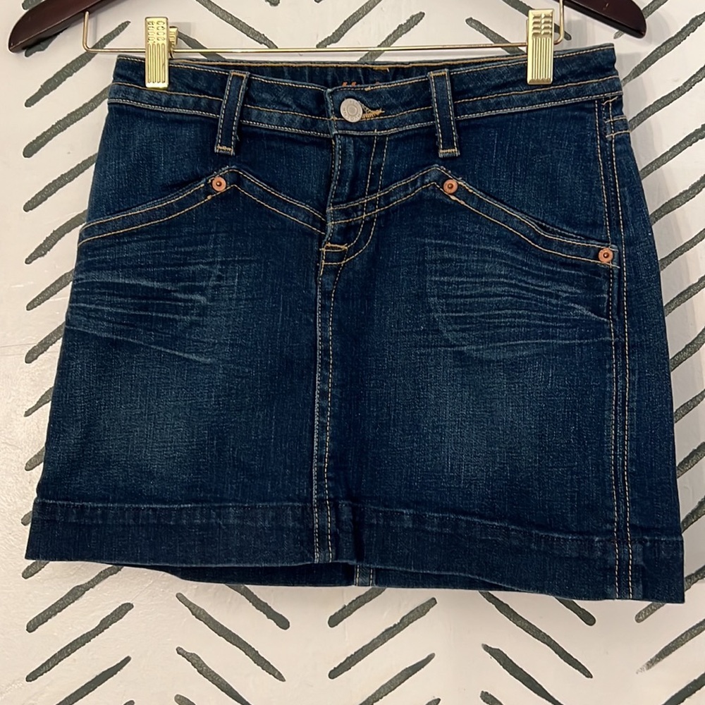 Hudson Denim Mini Skirt